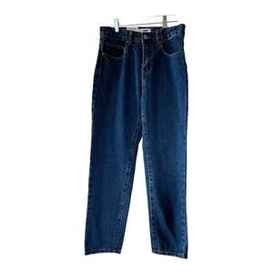 Cotton On Women's Mom Jeans Size 6 High Rise 90s Dark Wash Straight Leg NWTs